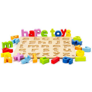 Lowercase Alphabet Puzzle - Hape - eBeanstalk
