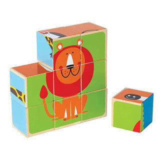 Hape Zoo Animals Block Puzzle - Hape - eBeanstalk
