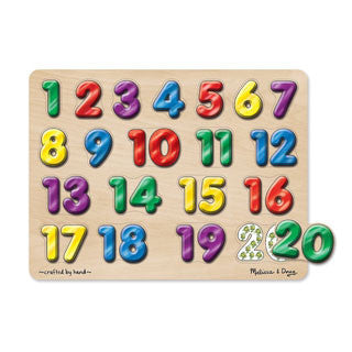 Spanish Number Puzzle - Melissa and Doug - eBeanstalk
