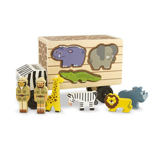 Animal Rescue Shape Sorting Truck - Melissa and Doug - eBeanstalk
