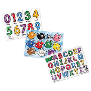 Classic Peg Puzzle Bundle - Melissa and Doug - eBeanstalk
