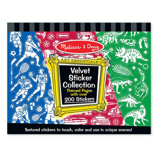 Melissa & Doug Velvet Sticker Collection Blue - Melissa and Doug - eBeanstalk