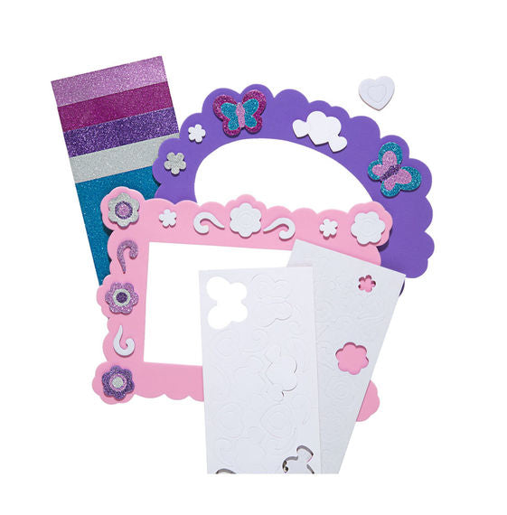 Mess Free Glitter Foam Frames