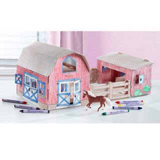 Horse Create and Color Barn - Reeves - eBeanstalk