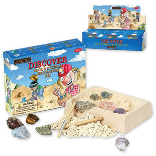 GeoCentral Rock and Crystal Excavation Dig Kit - Geocentral - eBeanstalk