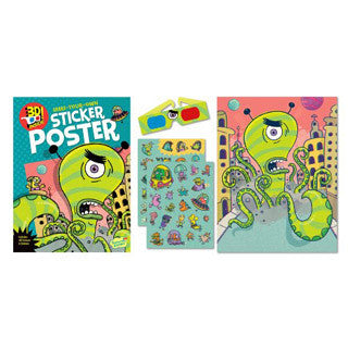 3D Stickers Alien Attack - eBeanstalk