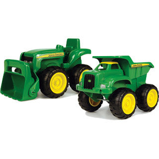 John Deere Sandbox Vehicle 2 pack Truck and Tractor - John Deere - eBeanstalk