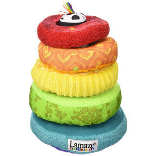 Lamaze Rainbow Stacking Rings - Lamaze - eBeanstalk