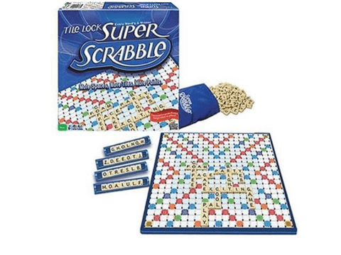 Super Scrabble Tile Lock