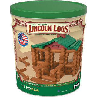 Lincoln Logs: 100th Anniversary Tin - K Nex - eBeanstalk