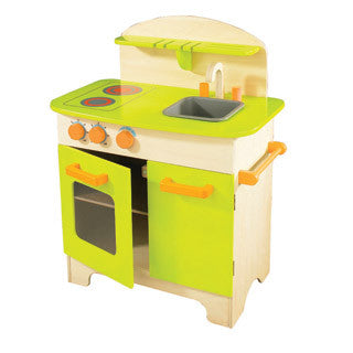 Gourmet Chef Kitchen Green - Hape - eBeanstalk