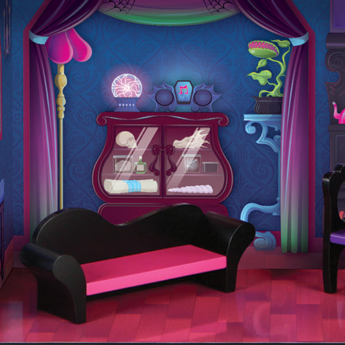 Spiderweb Villa Dollhouse with Furniture