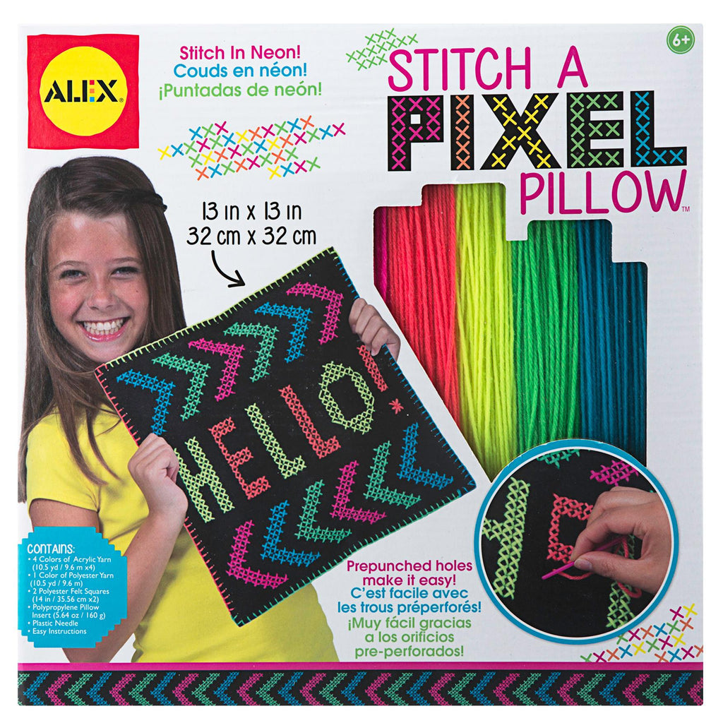 Stitch a Pixel Pillow