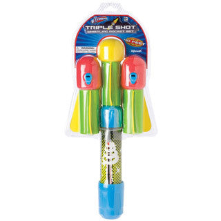 Triple Shot Rocket Set - ToySmith/4M - eBeanstalk
