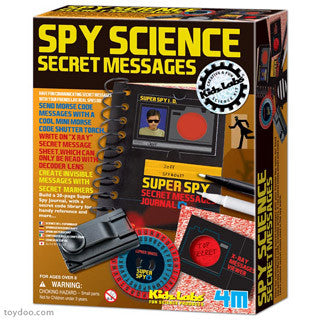 Spy Science Secret Message - 4M - eBeanstalk