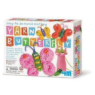 Make Your Own Yarn Butterfly - ToySmith/4M - eBeanstalk