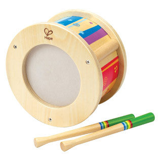 Early Melodies Wooden Drum - Hape - eBeanstalk