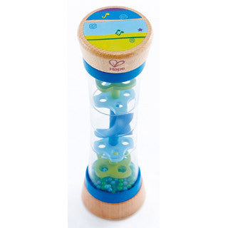 Hape Early Melodies Beaded Raindrops Rainmaker Blue - Hape - eBeanstalk