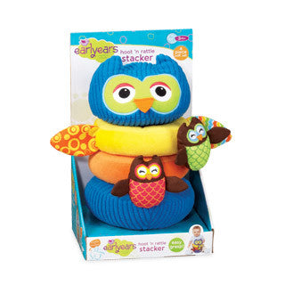 Hoot And Rattle Stacker - Earlyears - eBeanstalk