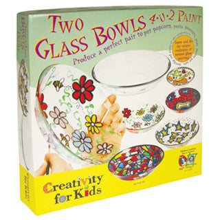 Glass Bowls You Paint - Creativity for Kids - eBeanstalk