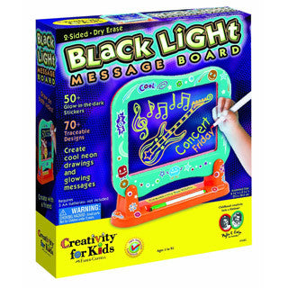 Black Light Message Board - Creativity for Kids - eBeanstalk