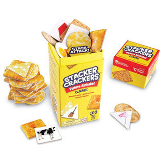 Learning Resources Stacker Crackers - Picture Alphabet Game - Learning Resources - eBeanstalk