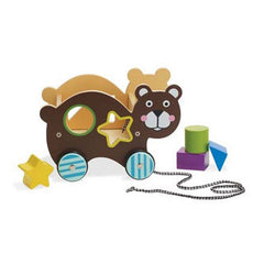 Roll Along Bear Shape Sorter