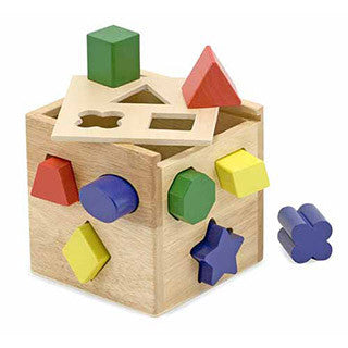 Shape Sorting Cube - Melissa and Doug - eBeanstalk