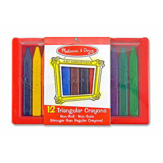 12 Triangular Crayon Set - eBeanstalk