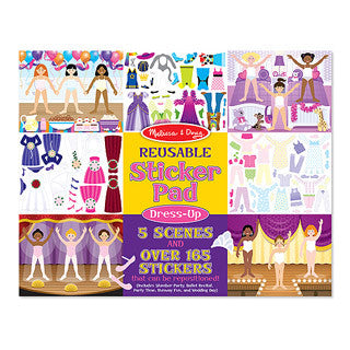 Reuseable Sticker Pad - DRESS UP - Melissa and Doug - eBeanstalk