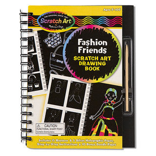 Scratch Art Fashion Friends - Melissa and Doug - eBeanstalk