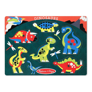 Dinosaur Peg Puzzle - Melissa and Doug - eBeanstalk