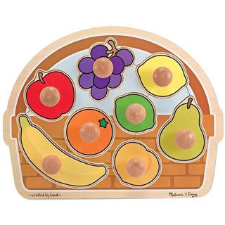 Fruit Basket Jumbo Knob Puzzle - Melissa and Doug - eBeanstalk