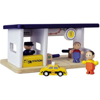 Wooden Station - Plan Toys - eBeanstalk