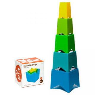 Cool Colors Nest & Stack Cups - Kid O - eBeanstalk