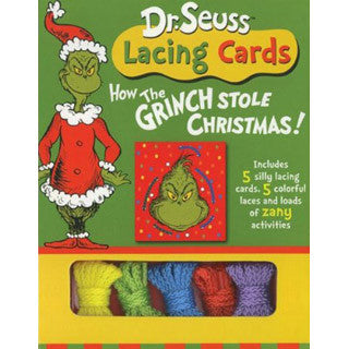Dr Seuss Lacing Cards How the Grinch Stole Christmas - Dr. Seuss - eBeanstalk