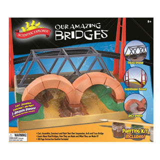 Scientific Explorer Our Amazing Bridges Model Building Kit - Poof Slinky - eBeanstalk