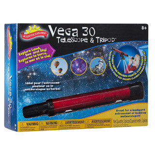 Scientific Explorer Vega 30 Telescope and Tripod - Scientific Explorer - eBeanstalk