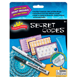 Scientific Explorer Secret Codes Decoder Kit - Scientific Explorer - eBeanstalk