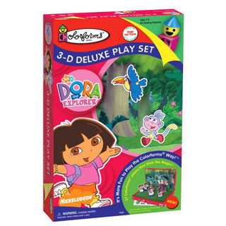 Dora The Explorer 3-D Deluxe Play Set - University Games - eBeanstalk