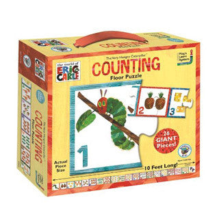 Hungry Caterpillar Counting Floor Puzzle - Eric Carle - eBeanstalk
