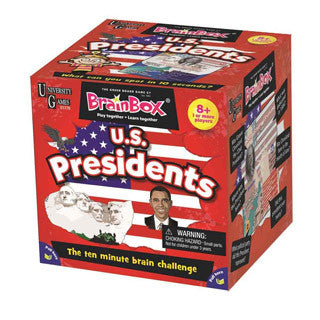 US Presidents Brain Box - University Games - eBeanstalk
