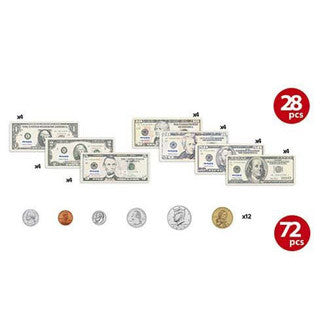 Plastic Coins and Bills Set - Miniland Educational - eBeanstalk