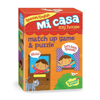 Mi Casa Match Up Game & Puzzle - Peaceable Kingdom Press - eBeanstalk