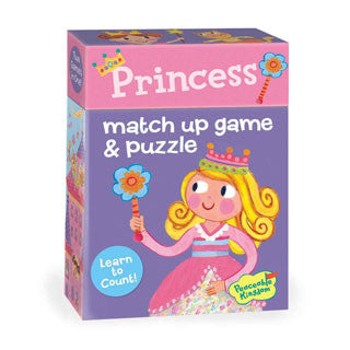 Princess Match Up Game & Puzzle - Peaceable Kingdom Press - eBeanstalk