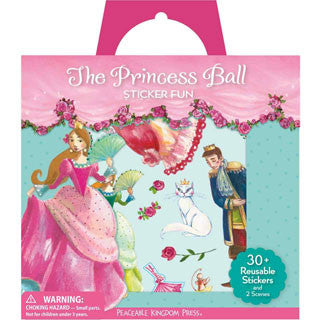 The Princess Ball Sticker Book - Peaceable Kingdom Press - eBeanstalk