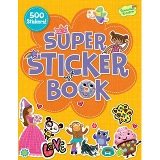 Orange Super Sticker Book - Peaceable Kingdom Press - eBeanstalk