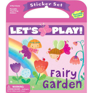 Fairy Garden Sticker Tote - Peaceable Kingdom Press - eBeanstalk