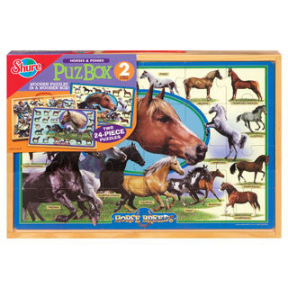 Horse 2 Wooden Puzzle Set - Shure - eBeanstalk