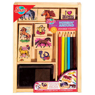 Horse Wooden Stamp Set - Shure - eBeanstalk